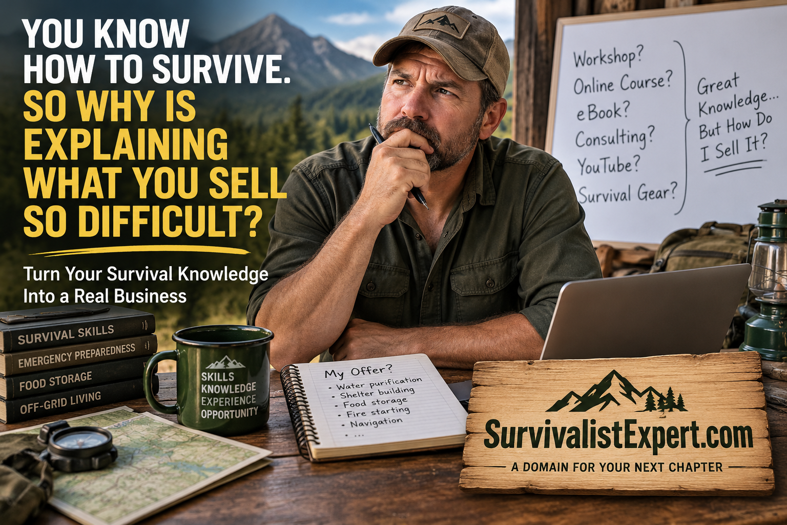 You Know How to Survive. So Why Is Explaining What You Sell So Difficult?